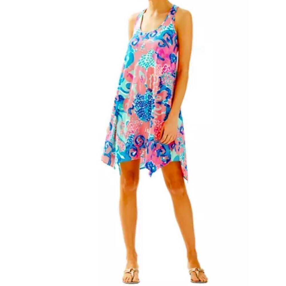 Lilly Pulitzer Women’s Melle I’m So Jelly Coral Reef Dress Size XS